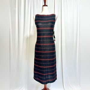 Ralph Lauren NWT Striped Sleeveless Linen Sweater Dress